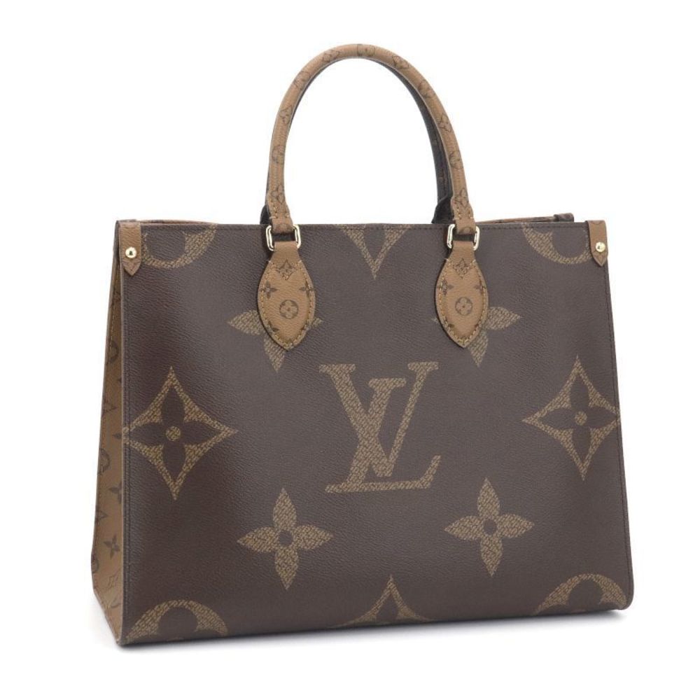 Louis Vuitton On The Go Mm Reverse Canvas Tote Ba… - image 1